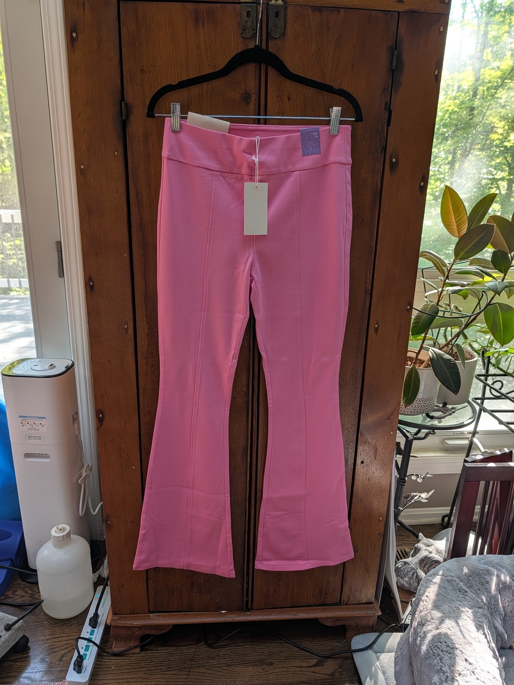 NWT The Perfect Pink Flared Dear Scarlett "Magic" Dress Pants - Women